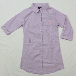SOLD! - US Polo Assn Womens 3/4 Sleeve Button Up